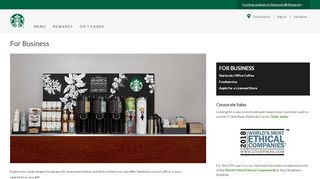 
                            6. For Business | Starbucks Coffee Company