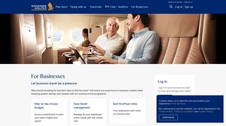 
                            1. For Businesses | Singapore Airlines