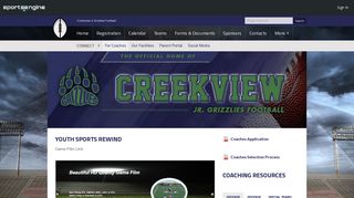 
                            7. For Coaches - Creekview Jr Grizzlies Football