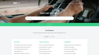 
                            12. For Drivers – Taxify Help