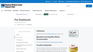 
                            8. For Employees | Regional Medical Center Bayonet Point | Hudson, FL