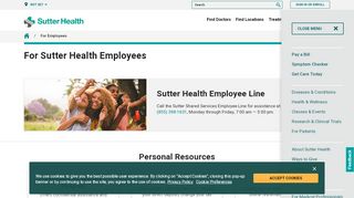 
                            13. For Employees | Sutter Health