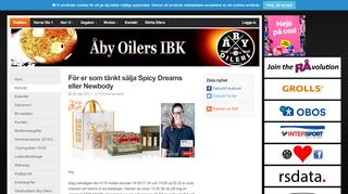 
                            7. För er som tänkt sälja Spicy Dreams eller Newbody / Åby IBK ...