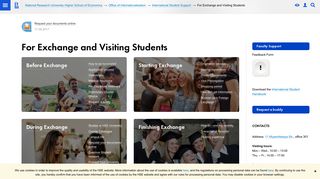
                            3. For Exchange and Visiting Students – International Student Support ...