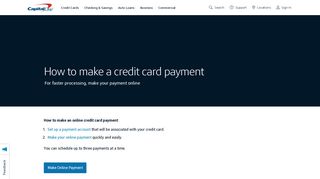 
                            8. For faster processing, make your payment online. You can - Capital One