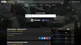 
                            9. For Honor Stats, Leaderboards, & More!