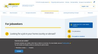 
                            8. For jobseekers | Europass