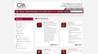 
                            4. For Members - MICPA