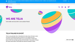 
                            12. For our English-speaking customers - Telia