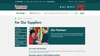 
                            2. For our suppliers with Bunnings | Bunnings Warehouse