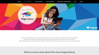
                            1. For Parents | FrogAcademy - FrogAsia