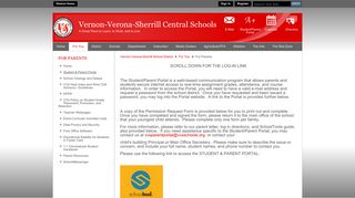 
                            1. For Parents / Student & Parent Portal - Vernon-Verona-Sherrill