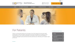 
                            9. For Patients | PORTS