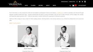 
                            7. For Professionals: Meet our Chefs | Valrhona Chocolate