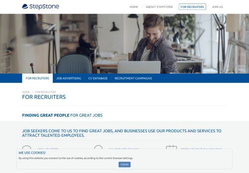 
                            8. For recruiters - StepStone