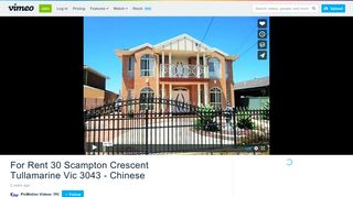 
                            11. For Rent 30 Scampton Crescent Tullamarine Vic 3043 - Chinese on ...
