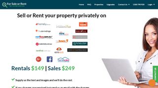 
                            6. FOR SALE BY OWNER - Realestate.com.au & 15 Sites For $99 (FSBO)