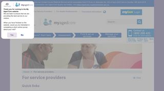 
                            5. For Service Providers - Access aged care information and services ...