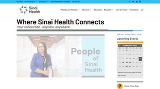 
                            4. For Staff - Sinai Health System