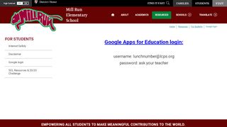 
                            4. For Students / Google login - Loudoun County Public Schools