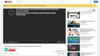 
                            2. For Students - How to Log In and Use English Discoveries - YouTube