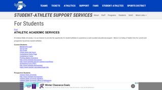 
                            3. For Students - Indiana State University Athletics