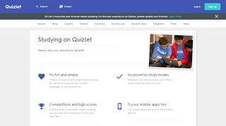 
                            3. For Students | Quizlet