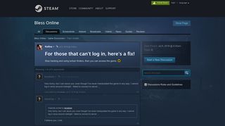 
                            1. For those that can't log in, here's a fix! :: Bless Online Game Discussions