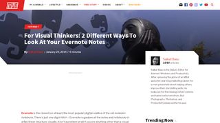 
                            12. For Visual Thinkers: 2 Different Ways To Look At Your Evernote Notes