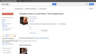 
                            9. Forbidden Games, Liv and Tristan - The Complete Series