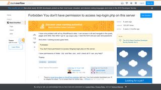 
                            12. Forbidden You don't have permission to access /wp-login.php on this ...