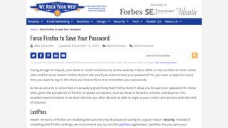 
                            7. Force Firefox to Save Your Password | We Rock Your Web