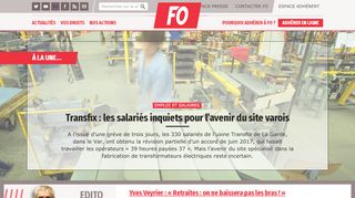 
                            13. Force Ouvrière - La Force Syndicale