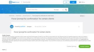 
                            8. Force 'prompt for confirmation' for certain clients - TeamViewer ...