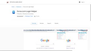 
                            2. force.com Login Helper - Google Chrome