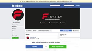 
                            9. ForceCop Bot - Startseite | Facebook