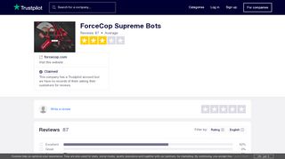 
                            6. ForceCop Supreme Bots Reviews | Read Customer Service Reviews ...