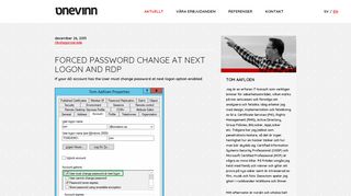 
                            10. Forced password change at next logon and RDP - Onevinn, cloud ...