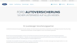 
                            6. Ford Autoversicherung | Ford CH