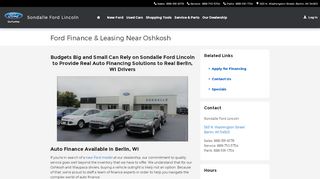 
                            9. Ford Finance & Leasing Near Oshkosh | Sondalle Ford Lincoln in Berlin