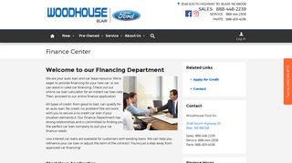 
                            8. Ford Financing Department | Woodhouse Ford Inc.