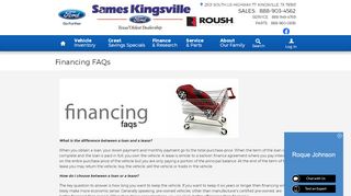 
                            13. Ford Financing FAQ | Buy or Lease a New Ford near Calallen, TX