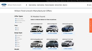 
                            5. Ford Incentives, Rebates, Specials in Saginaw, MI - Ford Finance and ...