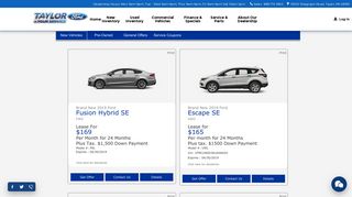 
                            7. Ford Lease Specials Taylor, MI | Taylor Ford