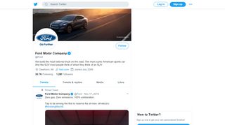 
                            8. Ford Motor Company (@Ford) | Twitter