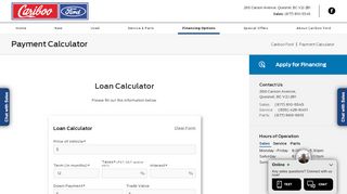 
                            8. Ford Payment Calculator | Quesnel Ford Financing - Cariboo Ford