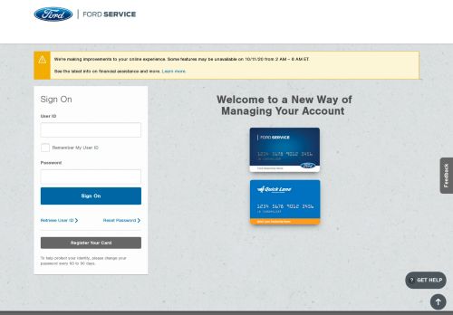
                            12. Ford Service Credit Card - Citibank