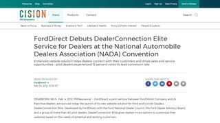 
                            6. FordDirect Debuts DealerConnection Elite Service for Dealers at the ...