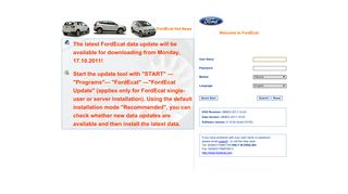 
                            10. FordEcat Application - Welcome - Login - - KLEMAT