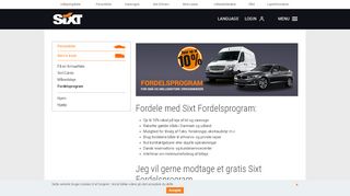 
                            5. Fordelsprogram - Sixt